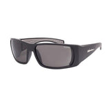 Bomber Sunglasses - Pipe Bomb Matte Black Frm / Smoke Polarized Lens / Gray Foam