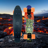 Swell Cruiser Skateboard Complete 22" - Tiki Volcano