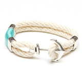 Waverly Bracelet - Ivory/Turquoise/Silver