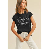 Sunshine and Champagne Graphic Tee