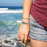 Mermaid Bracelets, Ocean Charm Bracelet Pack, Blue Strings