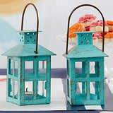 Kate Aspen Vintage Lantern  Blue