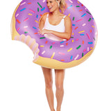 Giant Frosted Donut Pool Float