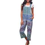 Ombre Summer Sea Overall with Blockprint