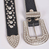 Studded Rhinestone Belt