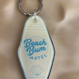 Beach Bum Motel Keychain