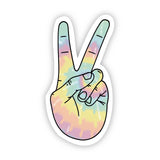 Peace Sign Tie Dye Aesthetic Sticker