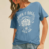 Rock & Roll World Tour Graphic Tee