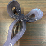 Ribbon Jelly Bow Knotted Hair Clip