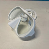 Keep it simple white dive mask