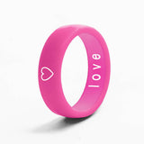 Flip Reversible heart and love ring