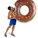 Giant Frosted Donut Pool Float