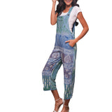 Ombre Summer Sea Overall with Blockprint