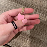 Flip Reversible heart and always ring