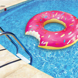 Giant Frosted Donut Pool Float