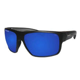 Bomber Sunglasses Mana Bomb Matte Black Frm / Blue Mirror Polarized Lens / Gray Foam