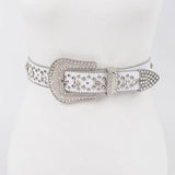 Studded Rhinestone Belt