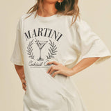 Martini Cocktail Club Graphic Tee