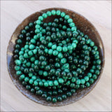 Malachite Bracelet 8mm or 6mm (Crystals & Stones)