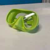 Keep it simple lime green dive mask