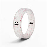 Flip Reversible Smile and Frown Ring Sparkle