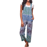 Ombre Summer Sea Overall with Blockprint