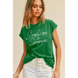 Sunshine and Champagne Graphic Tee