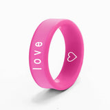 Flip Reversible heart and love ring