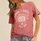 Rock & Roll World Tour Graphic Tee