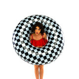 Giant Checkered Pool Float