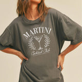 Martini Cocktail Club Graphic Tee