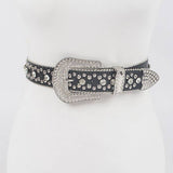 Studded Rhinestone Belt