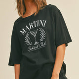 Martini Cocktail Club Graphic Tee