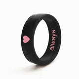 Flip Reversible heart and always ring