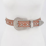 Studded Rhinestone Belt