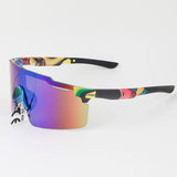 Multi Polycarbonate Mirror Shield Sunglasses