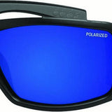 Bomber Boogie Bomb Polarized Sunglasses Matte Black/Blue Mirror