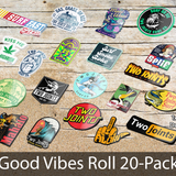 Good Vibes Roll 20-Pack Decals