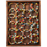 All Shapes Clay Mini Bracelets - Assorted 24 Pack