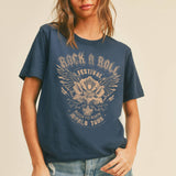 Rock & Roll World Tour Graphic Tee