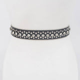 Studded Rhinestone Belt