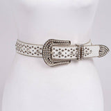 Studded Rhinestone Belt