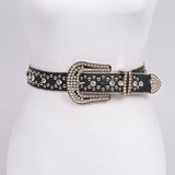 Studded Rhinestone Belt