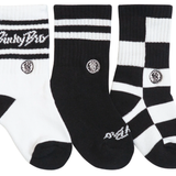 3-Pack Checkers Classic socks