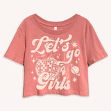 Lets Go Girls Graphic Tee (Crop Top)